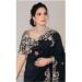 Picture of Splendid Georgette & Silk Black Saree