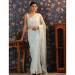 Picture of Well Formed Georgette & Silk White Saree