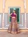 Picture of Georgette & Silk Dark Magenta Lehenga Choli