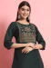 Picture of Classy Silk Sea Green Readymade Salwar Kameez