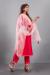 Picture of Pretty Silk Crimson Readymade Salwar Kameez