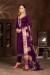 Picture of Admirable Organza Purple Straight Cut Salwar Kameez