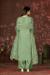 Picture of Organza Dark Sea Green Straight Cut Salwar Kameez