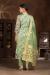 Picture of Cotton Dark Sea Green Straight Cut Salwar Kameez