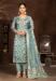 Picture of Cotton Dark Slate Grey Straight Cut Salwar Kameez