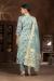 Picture of Cotton Dark Slate Grey Straight Cut Salwar Kameez