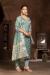 Picture of Cotton Dark Slate Grey Straight Cut Salwar Kameez