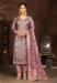 Picture of Lovely Cotton Rosy Brown Straight Cut Salwar Kameez