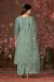 Picture of Cotton Medium Sea Green Straight Cut Salwar Kameez