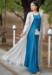 Picture of Shapely Rayon Teal Readymade Gown