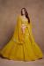 Picture of Nice Georgette Olive Lehenga Choli