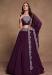 Picture of Charming Georgette Purple Lehenga Choli