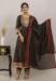 Picture of Rayon & Cotton Black Readymade Salwar Kameez