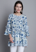 Picture of Excellent Cotton Steel Blue Kurtis & Tunic