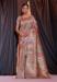 Picture of Fascinating Silk Rosy Brown Saree