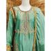 Picture of Wonderful Chiffon Silver Straight Cut Salwar Kameez