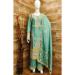 Picture of Wonderful Chiffon Silver Straight Cut Salwar Kameez