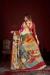 Picture of Fine Crepe & Silk Beige Saree