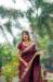 Picture of Alluring Silk Maroon Saree