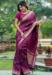 Picture of Beautiful Silk Rosy Brown Saree