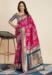 Picture of Elegant Silk Hot Pink Saree