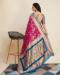 Picture of Elegant Silk Hot Pink Saree