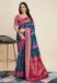 Picture of Comely Silk Teal Saree