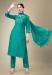 Picture of Radiant Cotton Dark Cyan Readymade Salwar Kameez