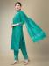 Picture of Radiant Cotton Dark Cyan Readymade Salwar Kameez