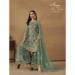 Picture of Net Dark Slate Grey Straight Cut Salwar Kameez