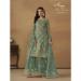 Picture of Net Dark Slate Grey Straight Cut Salwar Kameez