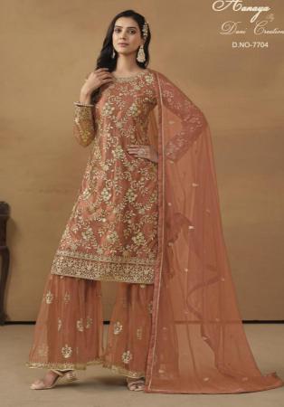 Picture of Comely Net Sienna Straight Cut Salwar Kameez