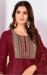 Picture of Enticing Silk Maroon Readymade Salwar Kameez