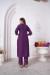 Picture of Well Formed Silk Purple Readymade Salwar Kameez