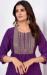 Picture of Well Formed Silk Purple Readymade Salwar Kameez