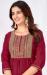 Picture of Good Looking Silk Fire Brick Readymade Salwar Kameez