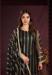 Picture of Appealing Net Black Straight Cut Salwar Kameez