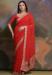 Picture of Beauteous Georgette Crimson Saree