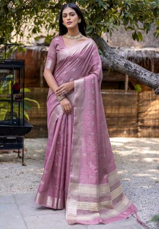 Picture of Splendid Silk Plum Saree