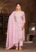 Picture of Lovely Organza Linen Straight Cut Salwar Kameez