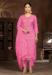 Picture of Organza Light Coral Straight Cut Salwar Kameez