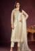 Picture of Taking Net White Straight Cut Salwar Kameez