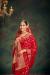 Picture of Fine Georgette Crimson Saree