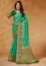 Picture of Elegant Georgette Teal Saree