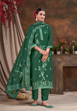 Picture of Beauteous Chiffon Sea Green Readymade Salwar Kameez