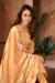 Picture of Beautiful Chiffon Khaki Readymade Salwar Kameez