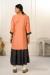 Picture of Well Formed Cotton Light Salmon Kurtis & Tunic