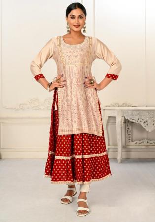 Picture of Appealing Cotton Wheat Kurtis & Tunic