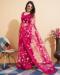 Picture of Fascinating Net Hot Pink Saree