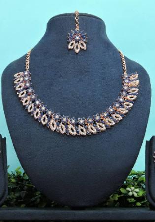 Picture of Superb Navy Blue Necklace Set